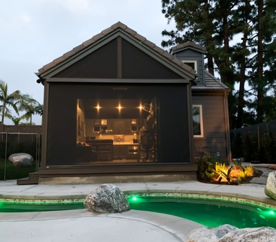 ADU Rooms Motorized Power Screens